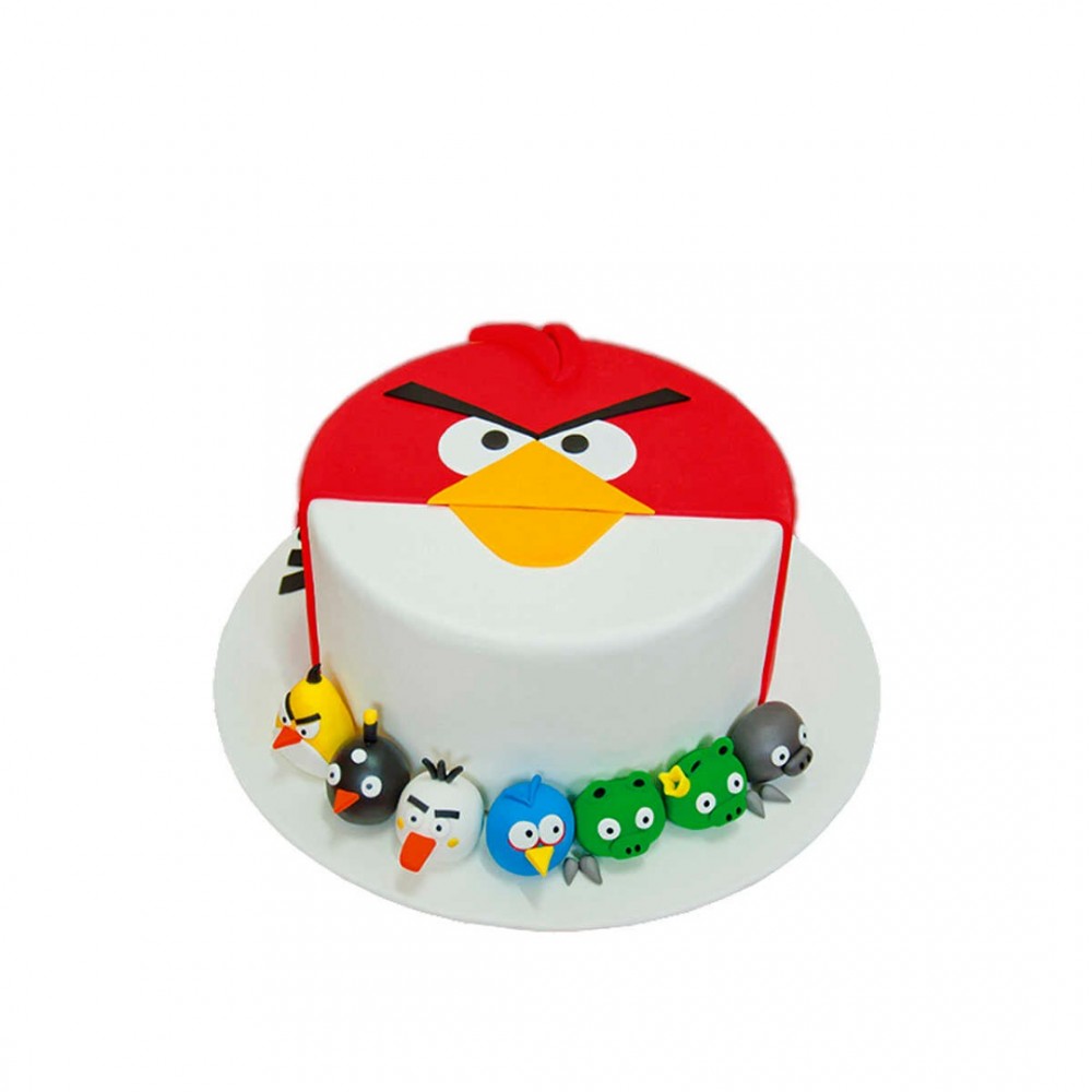 Angrybirds Temalı Pasta