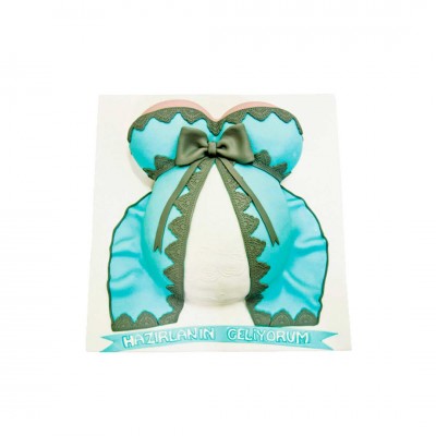 Fiyonklu Baby Shower Pastası