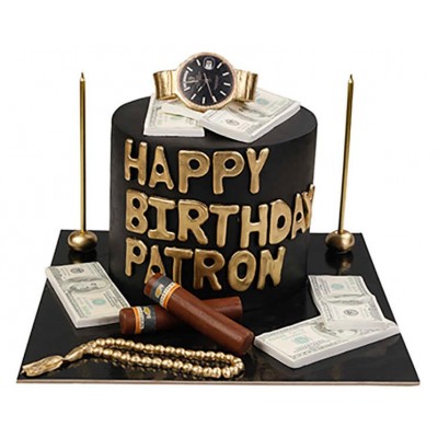 Patron Temalı Erkek Doğum Günü Pastası
