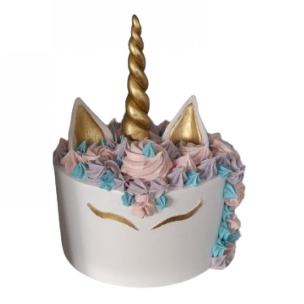 Altın Boynuzlu Pastel Unicorn Pastası