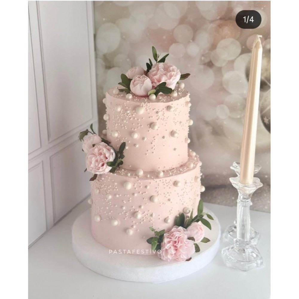 Katalog Dışı Pasta Çiçekli