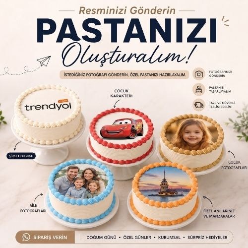 Özel Resimli Pasta Oluştur