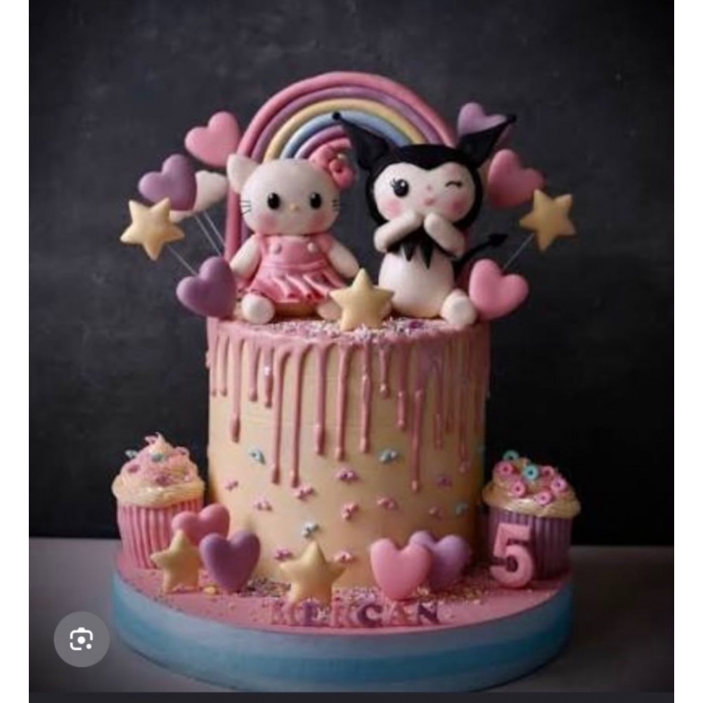 Hello Kitty ve Kuromi Pasta