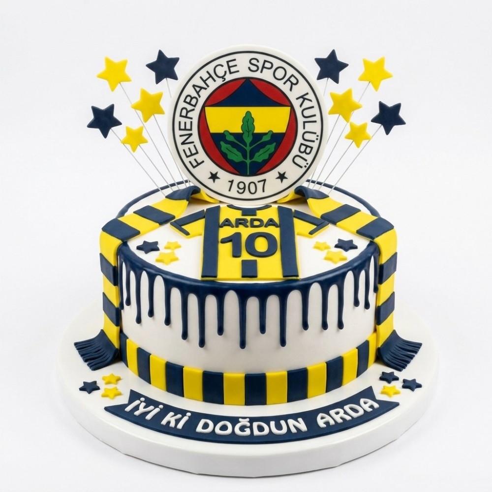 Fenerbahçe Armalı Formalı Taraftar Pastası