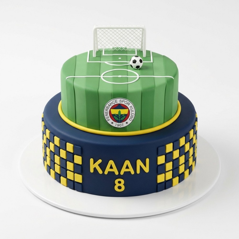 Fenerbahçe Stat Temalı İki Katlı Taraftar Pastası
