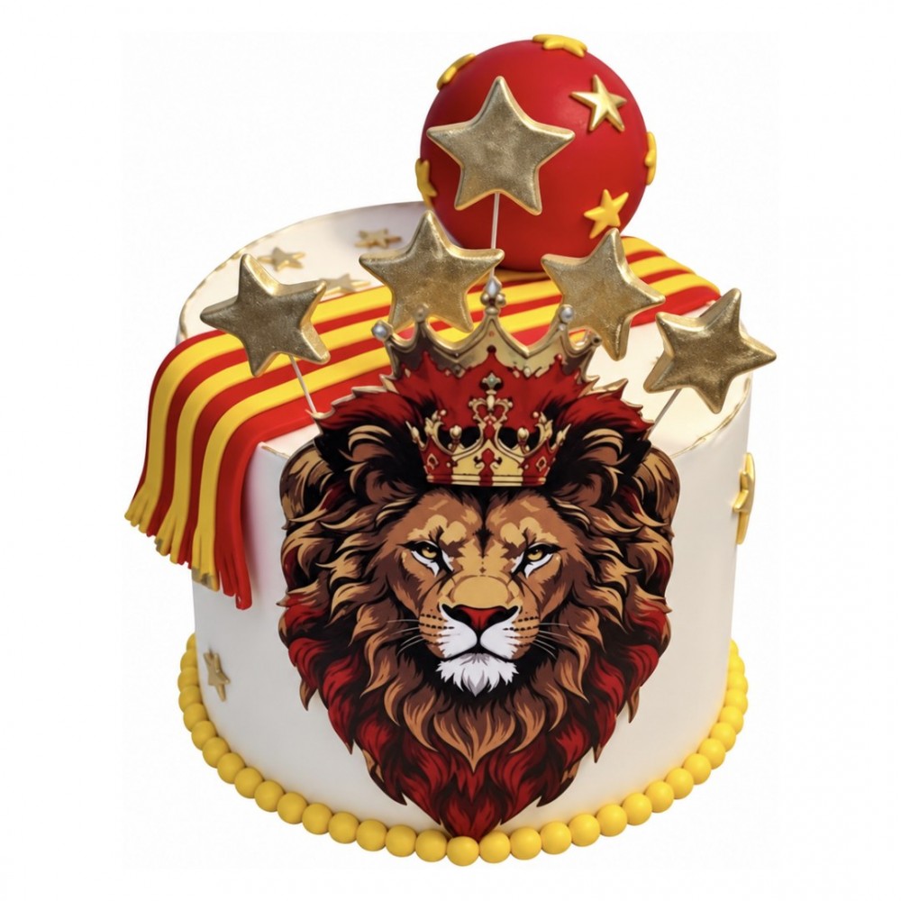 Galatasaray Aslan Başlı Yıldızlı Taraftar Pastası