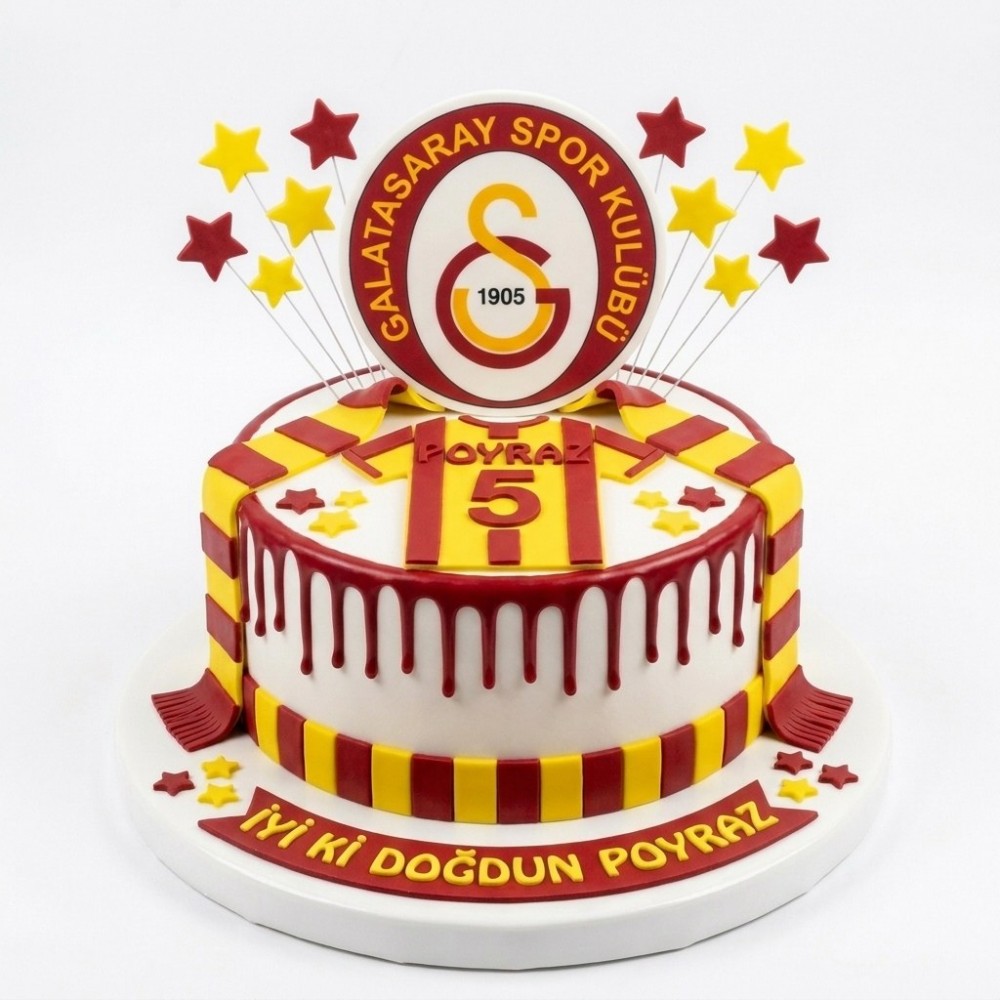 Galatasaray Atkılı Formalı Taraftar Pastası