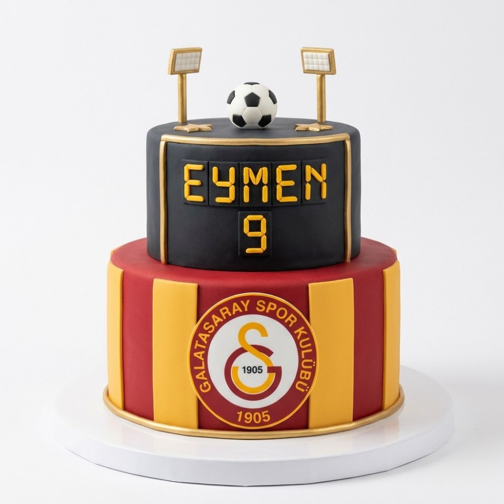 Galatasaray Skorboard Temalı İki Katlı Taraftar Pastası