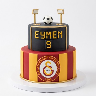 Galatasaray Skorboard Temalı İki Katlı Taraftar Pastası