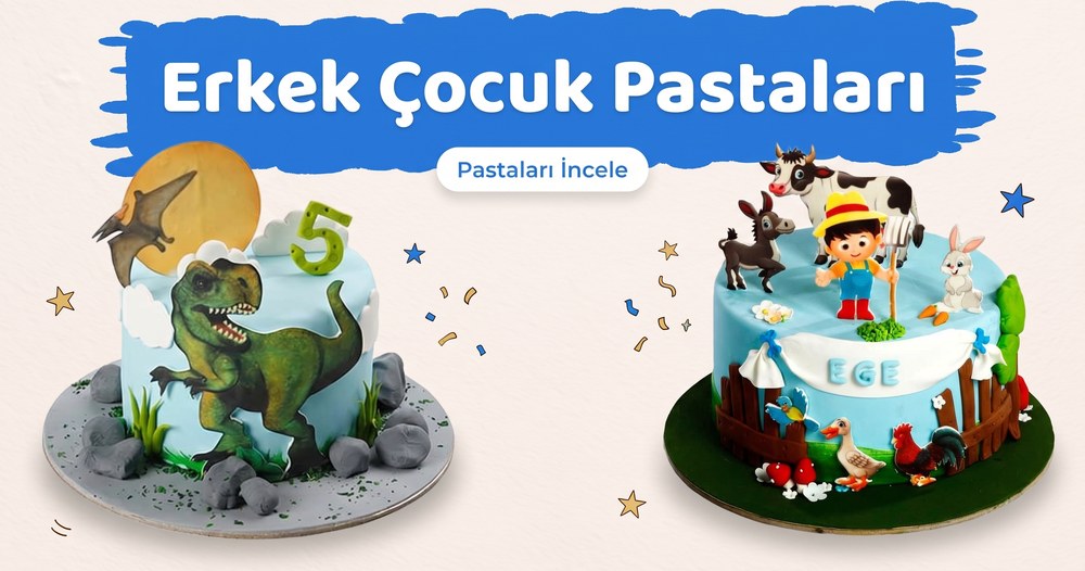 Erkek Çocuk Pastaları